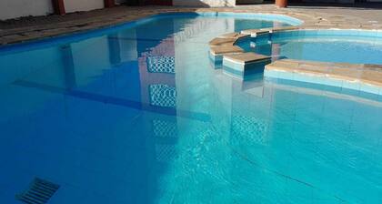 studio apartment with sea view and swimming pool