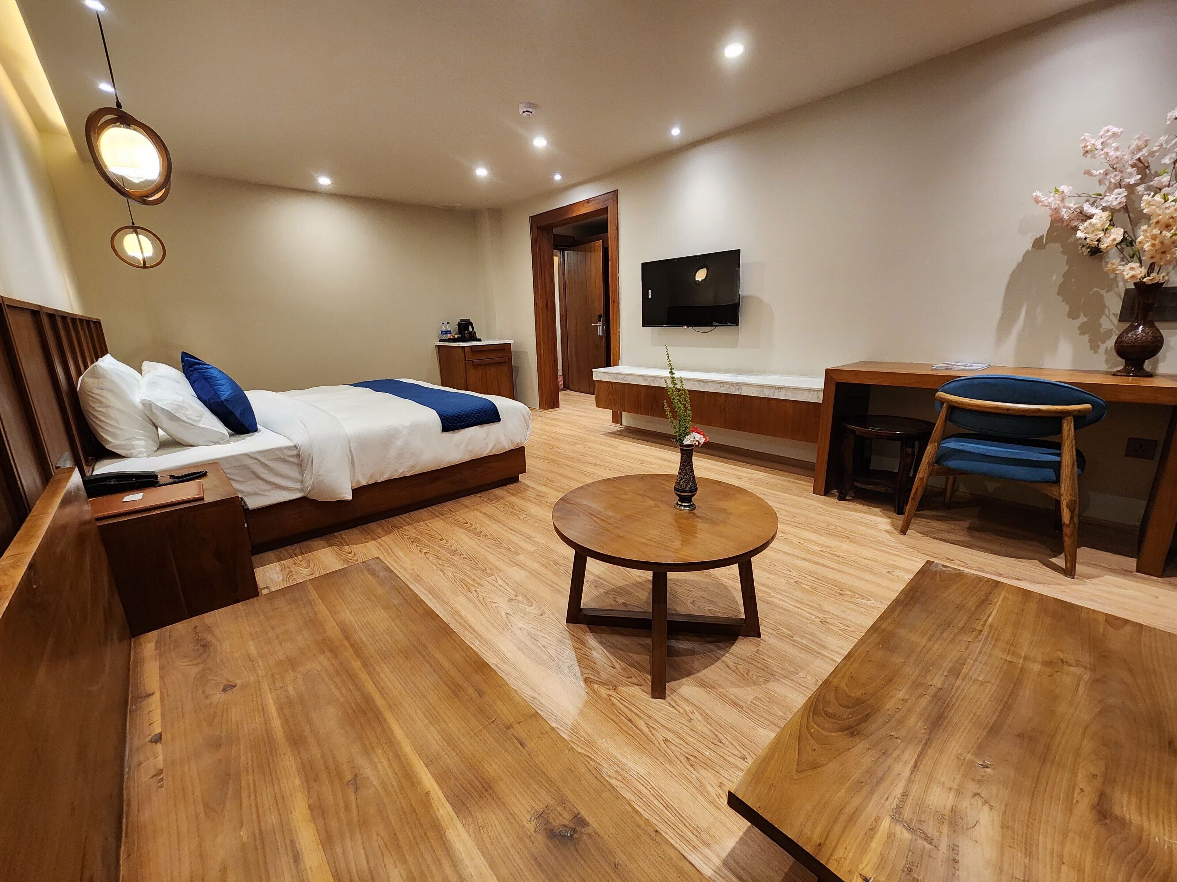 Habitación de lujo doble | Escritorio, sistema de insonorización, wifi gratis
