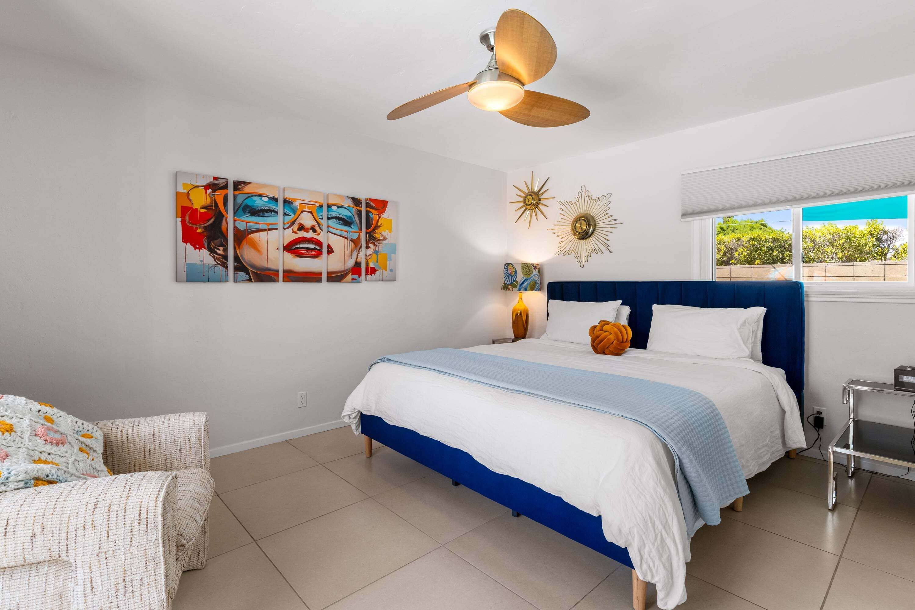 3 bedrooms, iron/ironing board, free WiFi, bed sheets