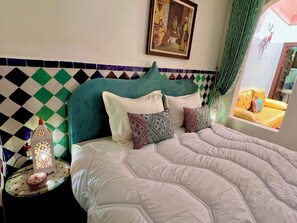 3 bedrooms, iron/ironing board, WiFi, bed sheets - Charming Riad la perle des Oudayas - Rabat (Rabat)