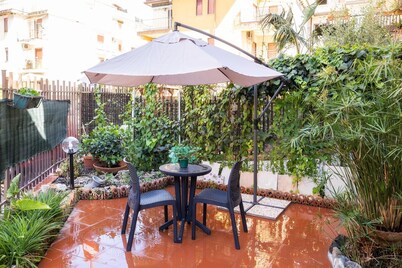 Cozy and brand new two-story house with terrace and garden