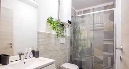 Cozy and brand new two-story house with terrace and garden
