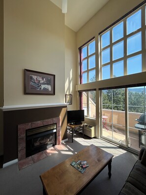TV, fireplace - Classic Loft - 309 (Kelowna)