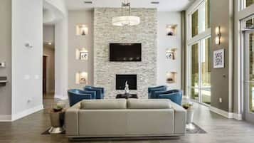 Sala de estar en el lobby