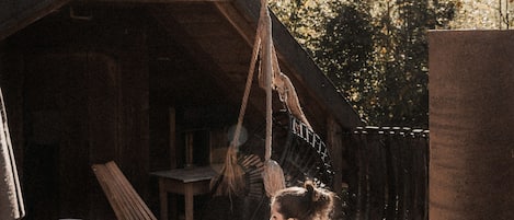 Bain à remous extérieur