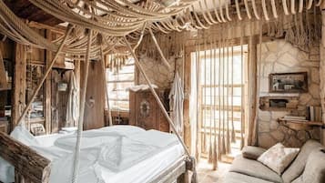 1 slaapkamer, een strijkplank/strijkijzer, reisbedje, wifi
