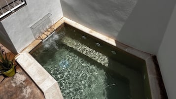 Una piscina riscaldata