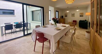 Cozy New Cottage Near Beach with Private Terrace, Hot Tub, and EV Charger
