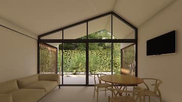 Classic Villa, Patio | Living area | Flat-screen TV