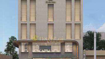 Majoituspaikan julkisivu