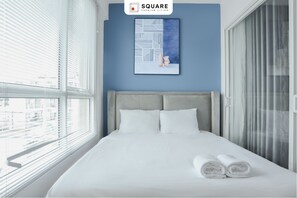 1 chambre, coffre-fort, Wi-Fi, literie fournie