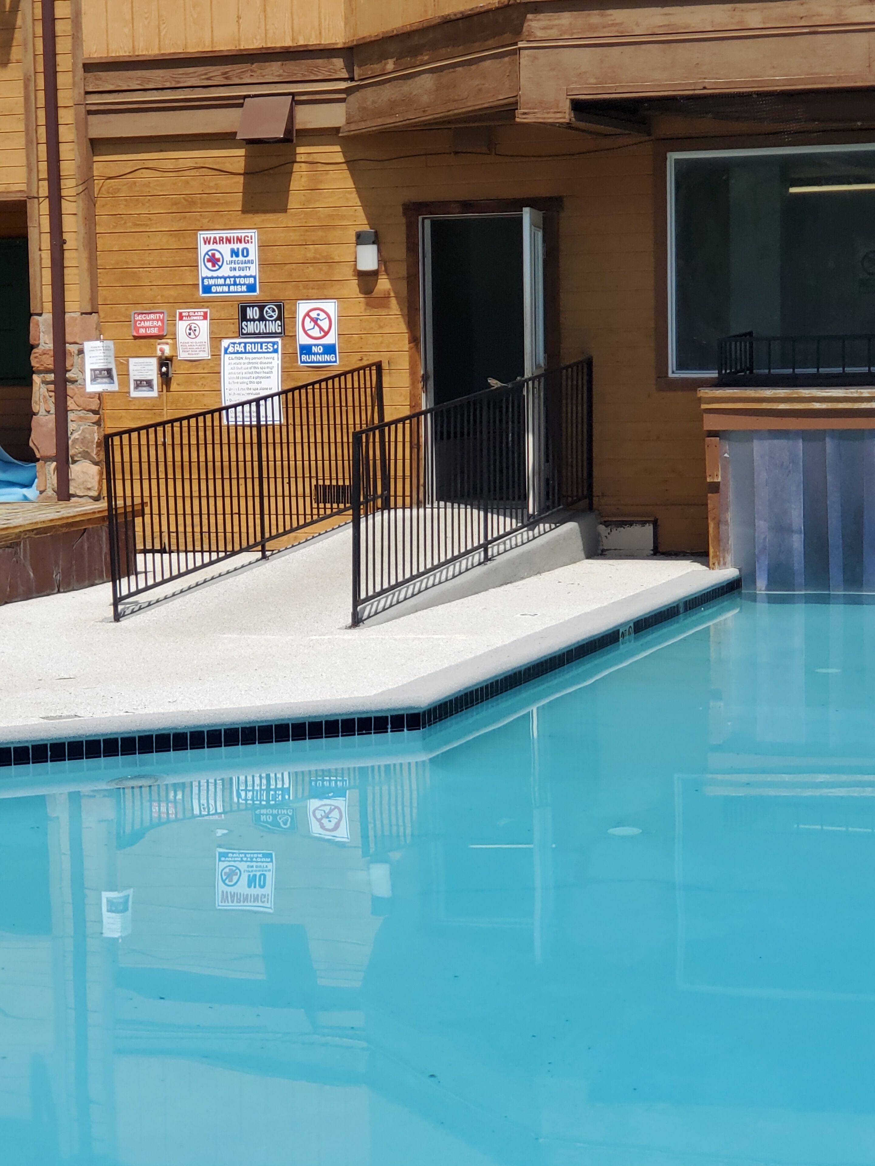 Indoor pool, outdoor pool