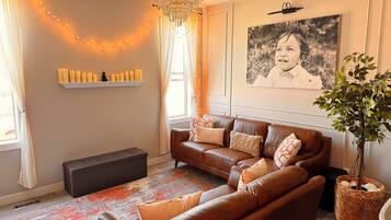 Smart-tv och eldstad