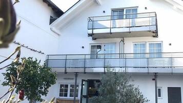 Fassade der Unterkunft