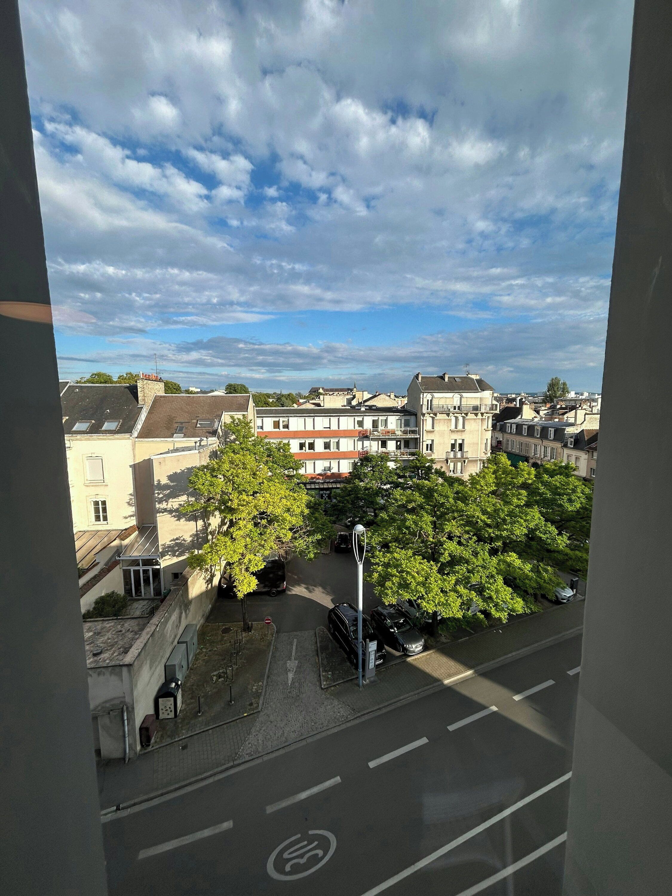 Blick von der Unterkunft
