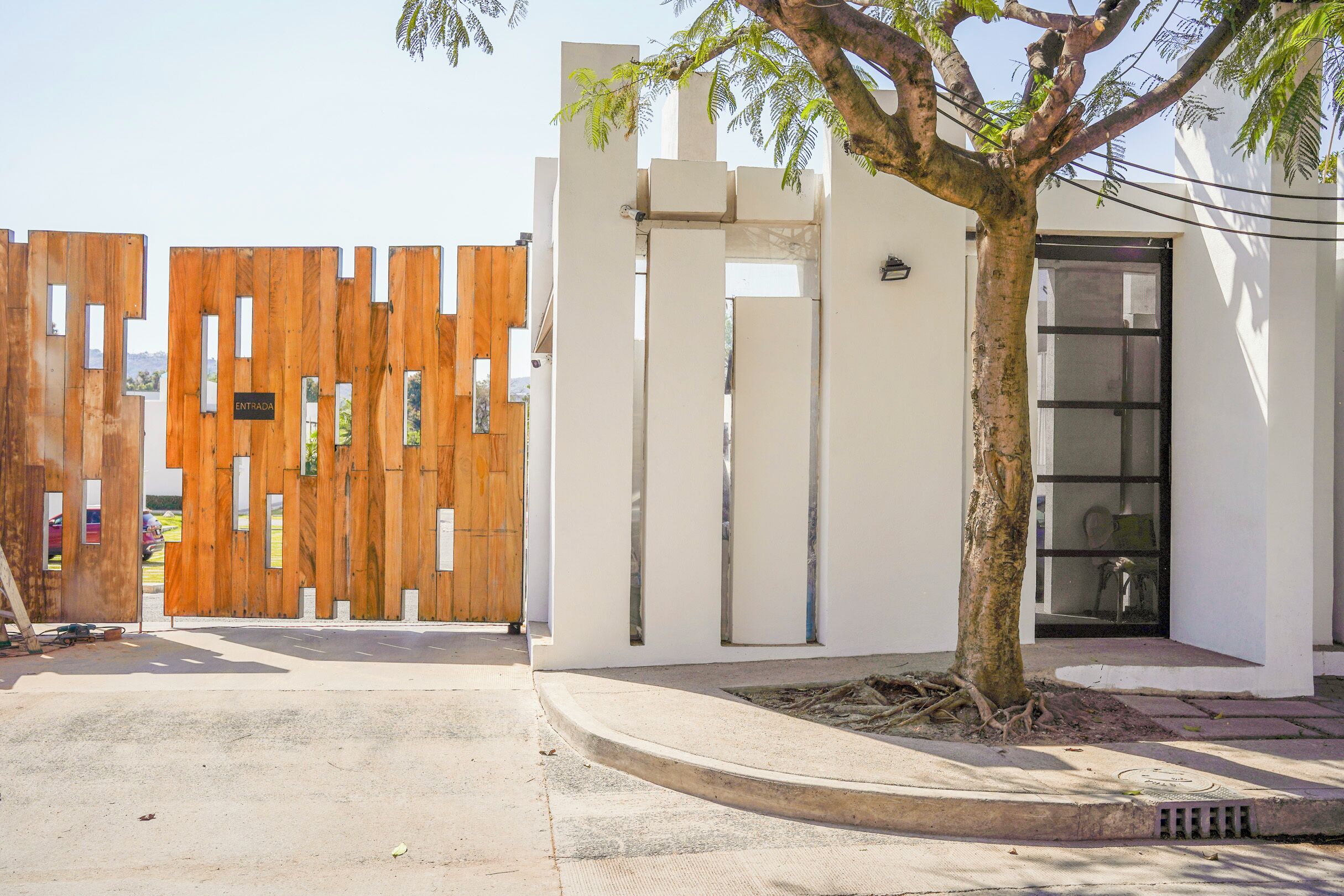 Entrée de l’hébergement