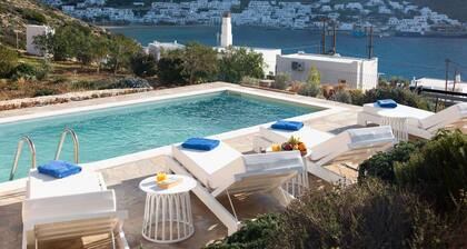 Lavish Sifnos Villa | Villa Imperial | Private Pool with Panoramic Sea Views | 500m to Kamares Beach | 3 Bedrooms | Kamares