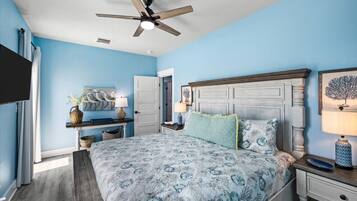 5 chambres, bureau, Wi-Fi gratuit, draps fournis