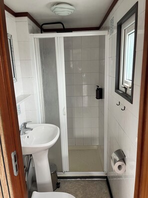Towels, soap, toilet paper