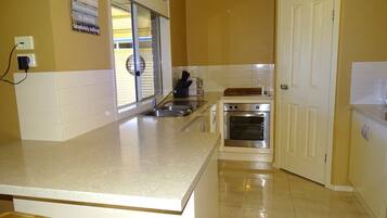 Fridge, microwave, coffee/tea maker