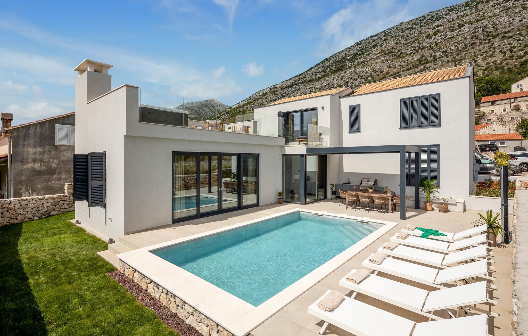 Una piscina climatizada