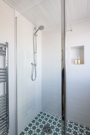 Shower, hair dryer