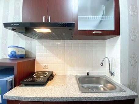 Refrigerador, placa de cocina