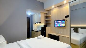 Studio – deluxe | Skrivebord og wi-fi (inkludert)