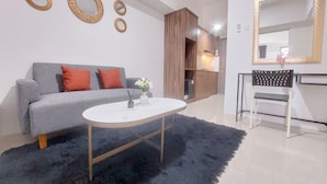 Deluxe Apartment | Living area - Good Place And Homey 1Br At Tamansari Bintaro Mansion Apartment (South Tangerang)