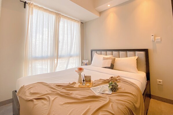 Appartement Deluxe | 1 chambre, bureau, Wi-Fi gratuit