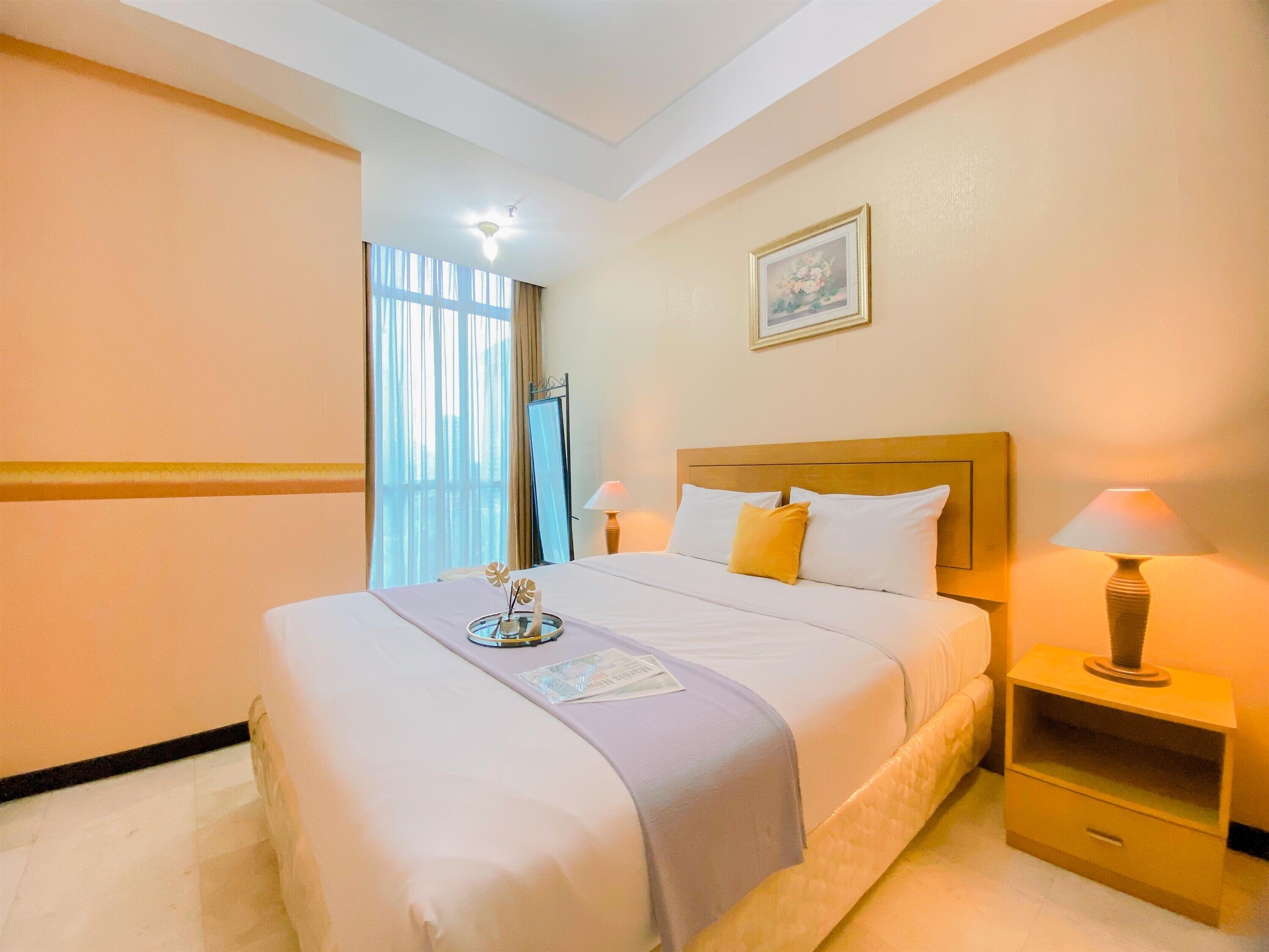 2 bedrooms, desk, iron/ironing board, free WiFi