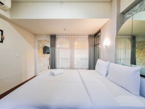 Deluxe Apartment | 1 bedroom, desk, free WiFi - Good Place And Homey 1Br At Uttara The Icon Apartment (Depok)