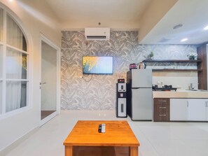 Living area - Good Place And Homey 1Br At Uttara The Icon Apartment (Depok)