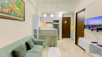 Leilighet – deluxe | Oppholdsområde