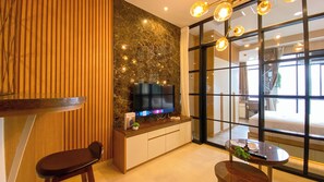 Deluxe appartement | Woonruimte