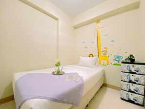 Apartemen Deluks | 2 kamar tidur, meja kerja, dan Wi-Fi gratis