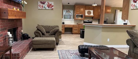 Smart TV, fireplace, offices