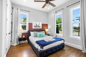 5 dormitorios, tabla de planchar con plancha, wifi y ropa de cama