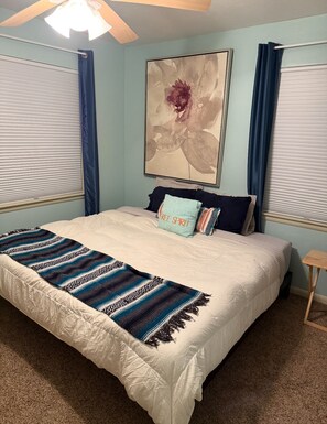 4 habitaciones, tabla de planchar con plancha y wifi gratis 