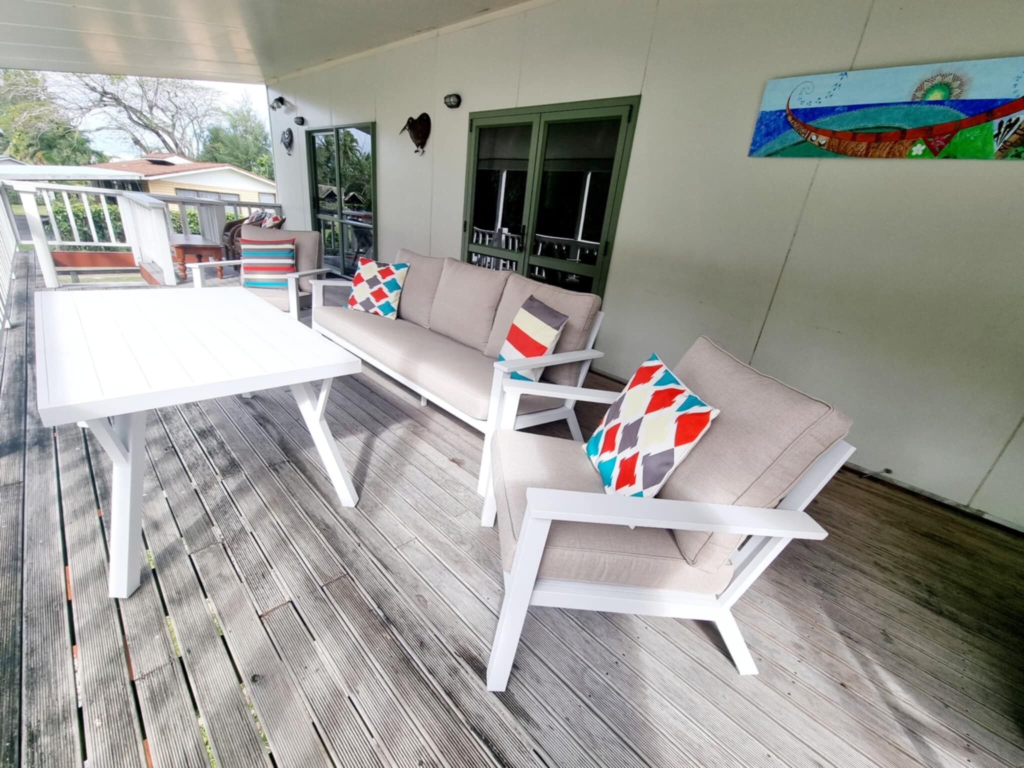 Family House, 3 Bedrooms, Beach View, Beachside | Terrace/patio