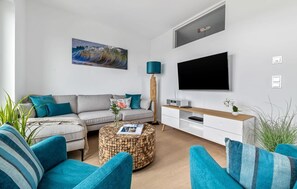 Fireplace - Lovely apartment in Olpenitz with sauna (Olpenitz)