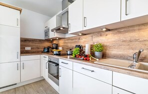 Kühlschrank, Ofen, Herdplatte, Geschirrspüler