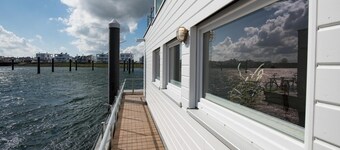 Stunning ship in Olpenitz with sauna