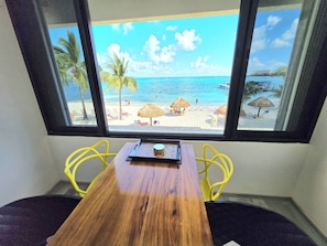 Land view from property - Oceanfront Condo at Unique Location (Cancun)
