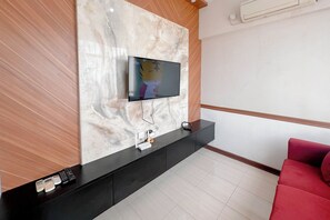 Deluxe Apartment | Living area - Best Price And Good Location 1Br At Bale Hinggil Apartment (Surabaya)