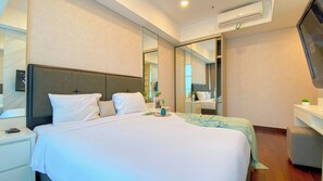 Leilighet – deluxe | 2 soverom, skrivebord og wi-fi (inkludert)