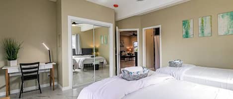 2 chambres, fer et planche Ă repasser, Wi-Fi, draps fournis
