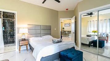 2 chambres, fer et planche Ă repasser, Wi-Fi, draps fournis