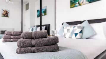 2 chambres, fer et planche à repasser, lit parapluie, Wi-Fi