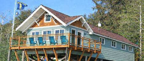 Fassade der Unterkunft